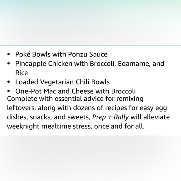 Prep and Rally Cookbook by Dini Klein, meal prep cookbook - Picture 9 of 11